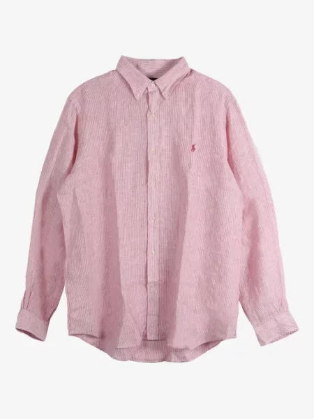 Dzianinowa koszulka polo Polo Ralph Lauren w kratę szara
