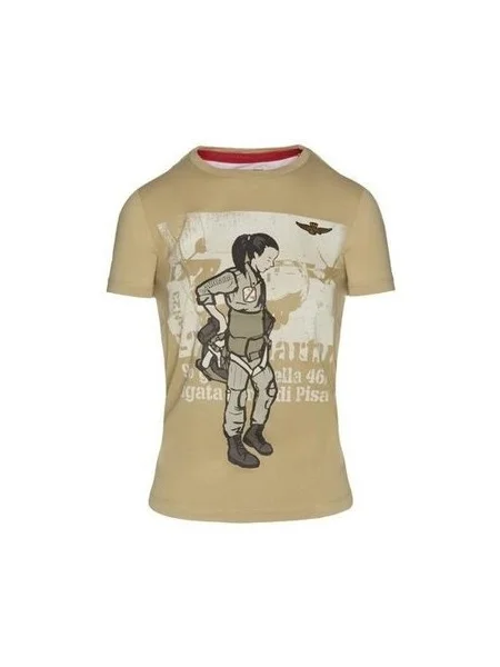 Tricou Aeronautica Militare bej