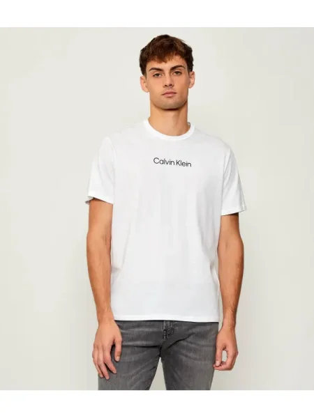 Calvin Klein Tricou Logo alb