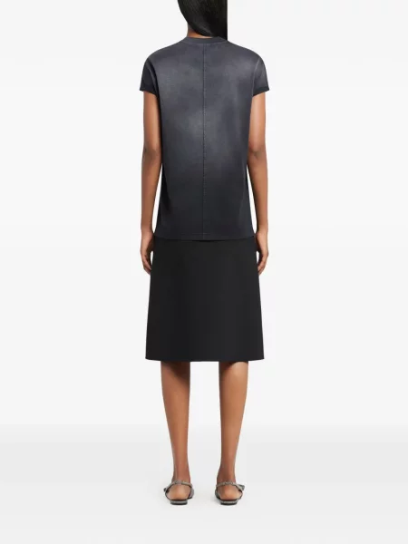 Tricou Courreges gri