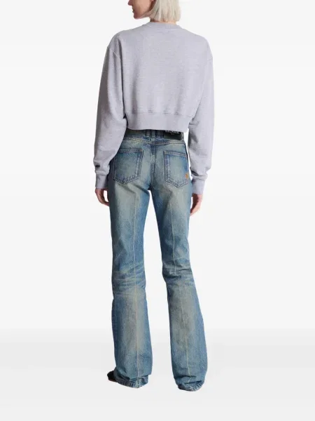 Hanorac Balmain cu imagine gri