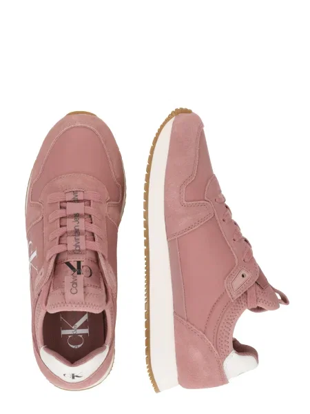 Маратонки Calvin Klein Jeans RUNNER SOCK LACEUP NY-LTH W LACE UP бяло