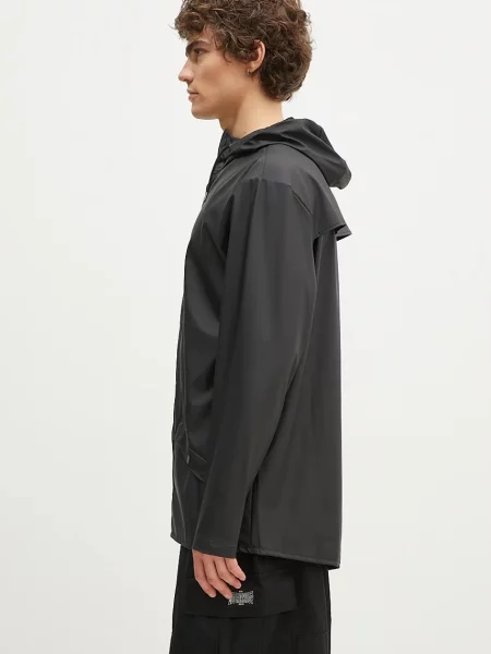Μπουφάν Rains Jacket μαύρο
