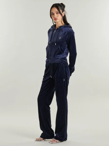 Juicy Couture Nadrág Tina tengerészkék ezüst
