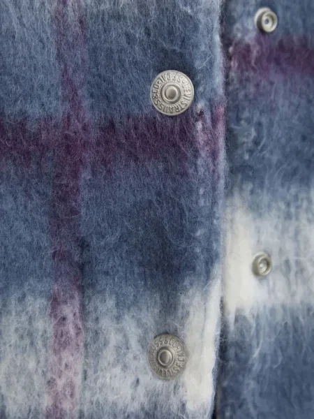 Карирани дънки straight leg Levi's® с шипове кафяво