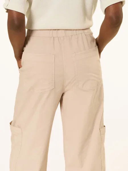 Opus Pants Cargo Kalhoty Mucia Myth béžová