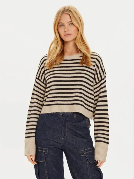 Brave Soul Пуловер бежов