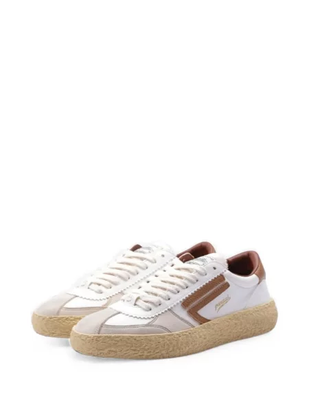 Sneakerși Puraai din piele alb