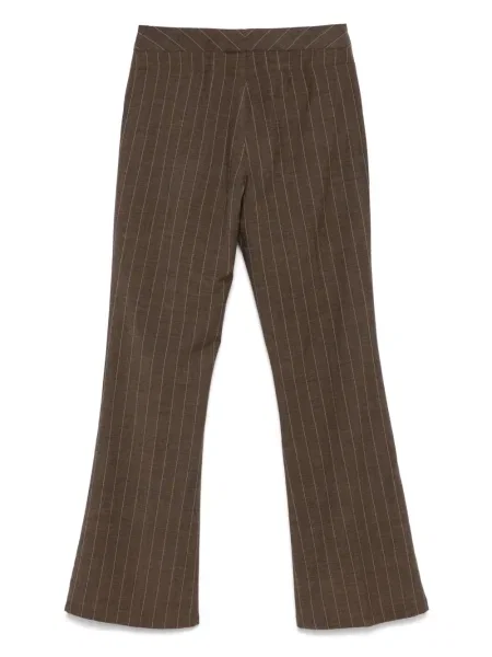 Kalhoty John Galliano Pre-owned hnědé