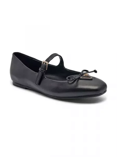 Guess De piele balerini KOYAA negru