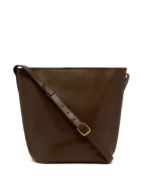 Geanta de piele Bally din piele maro
