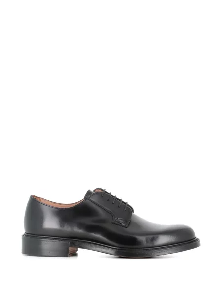 Pantofi derby Cheaney cu șireturi din dantelă negru