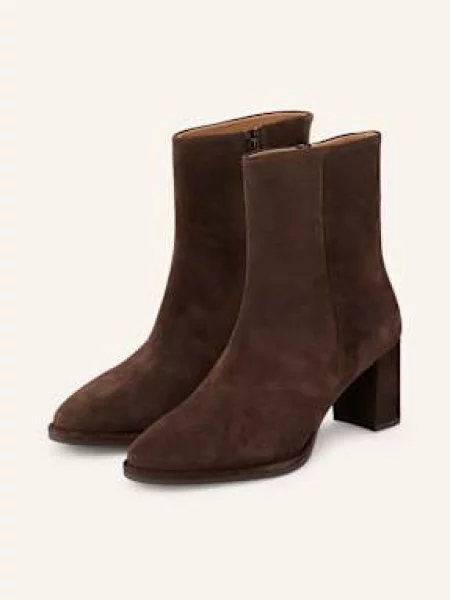 Unisa Kotníčkové Boty Lebit hnědá