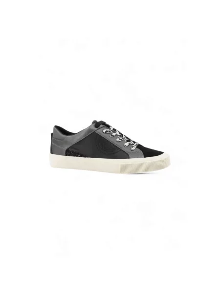Sneakersy Geox skórzane czarne