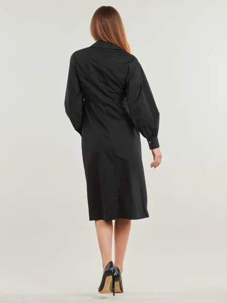 Rochie tip cămașă Karl Lagerfeld de costum negru