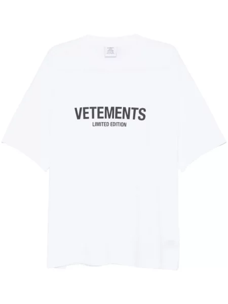 Tricou Vetements alb