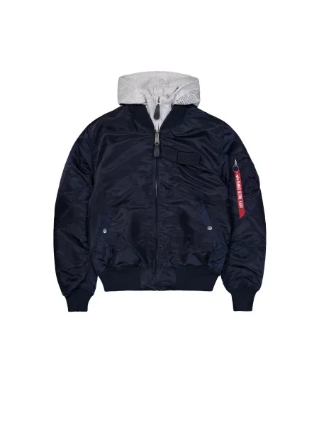 ALPHA INDUSTRIES Prechodná bunda D-Tec tmavomodrá