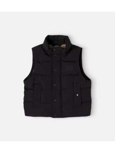 Gyerek pehelydzseki Burberry fekete