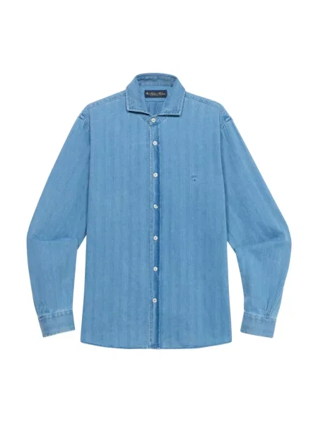 Koszula dżinsowa Brooks Brothers niebieska
