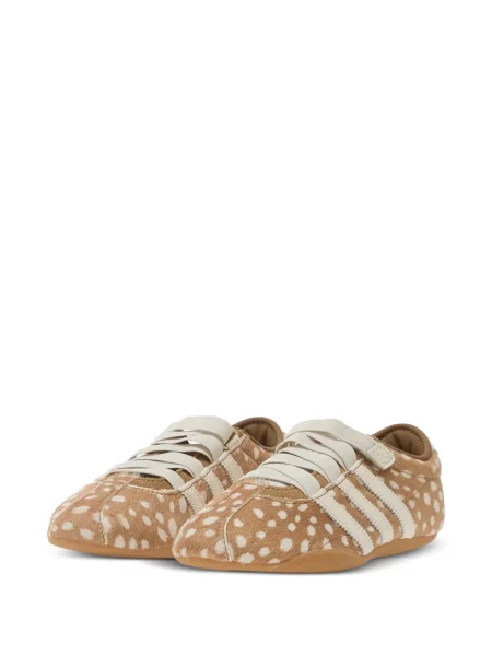 Csíkos kötött galléros póló Adidas fekete