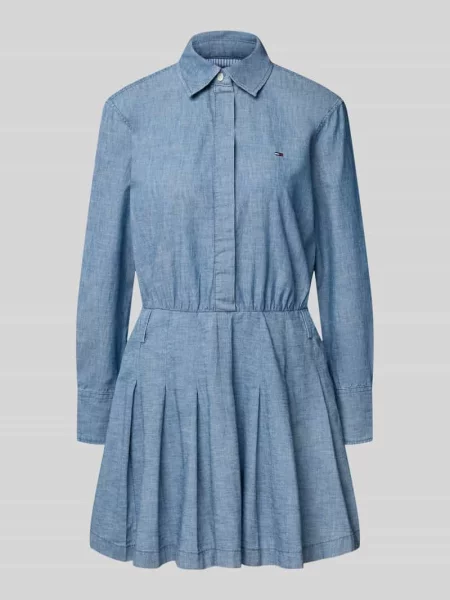 Taliowana sukienka casualowa z czystej bawełny Tommy Jeans