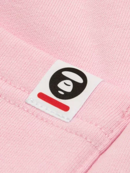 Szorty Aape By A Bathing Ape z logo różowe