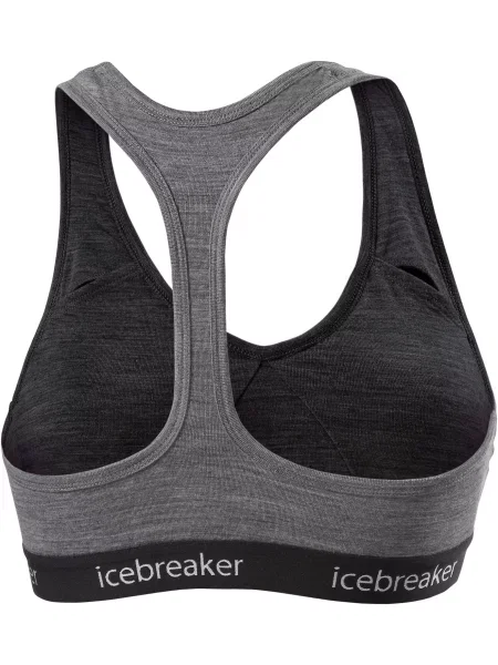 Olcsóbban. Icebreaker Sprite Racerback Gritstone termikus melltartó Méret: S szürke