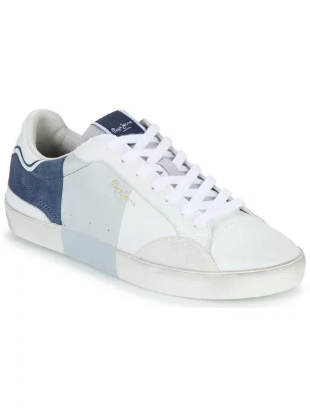 Superge Pepe Jeans s potiskom bela