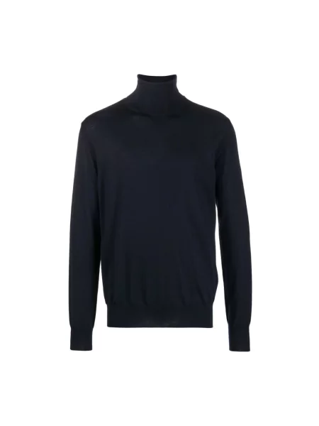 Sweter Jil Sander wełniany elegancki niebieski