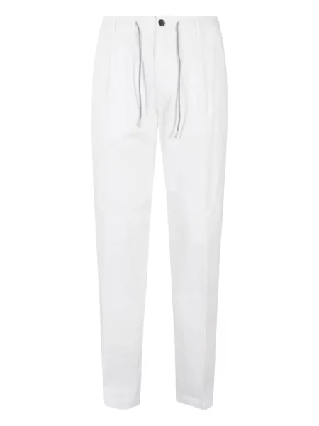 Pantaloni Eleventy alb