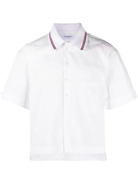 Krátká košile Thom Browne bílá