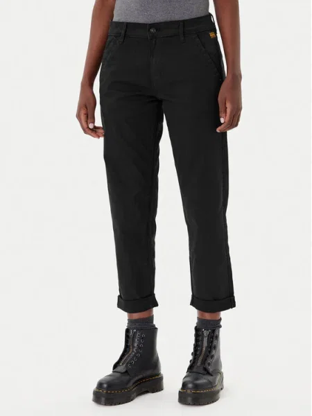 G-Star Raw Pantaloni din Kate Boyfriend Fit negru