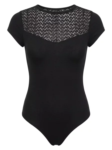 ABOUT YOU Tricou body Sari' negru