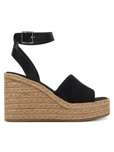 Calvin Klein Espadrile Wedge Espad 70 Neopr Mg črna