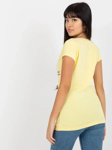 Tricou Fashionhunters galben