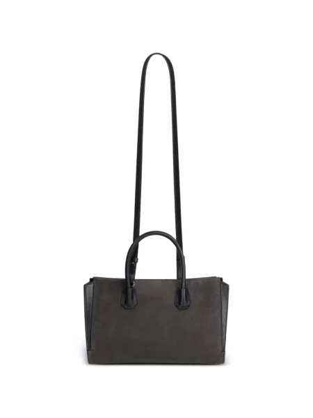 Geantă Givenchy din piele de căprioară gri