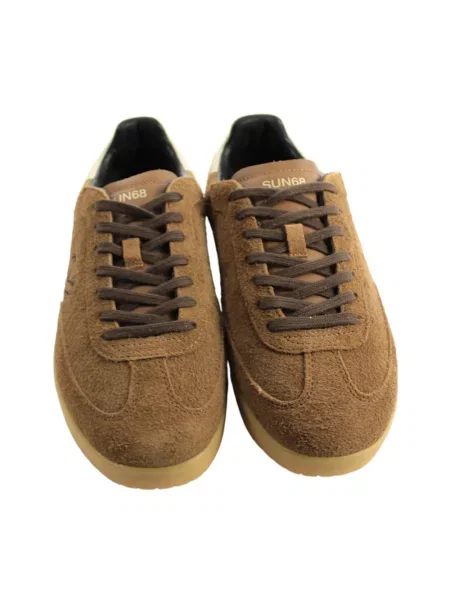 Sneakersy Sun68 brązowe