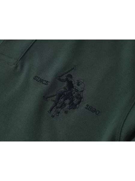 Teniși U.s. Polo Assn. cu toc jos verde
