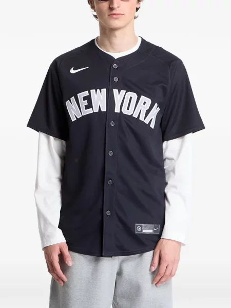 Cămașă Nike din jerseu albastru