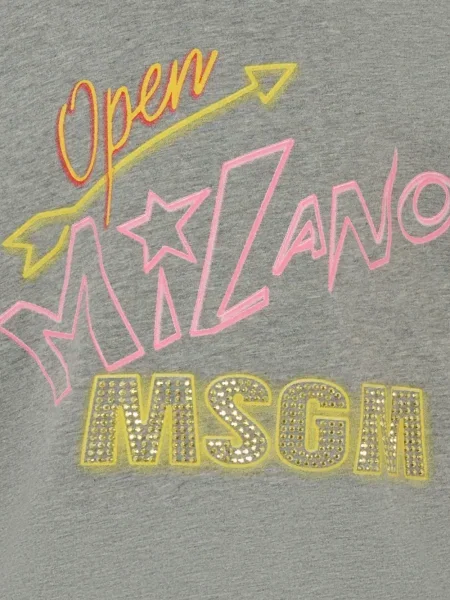 Dětské tričko Msgm šedé