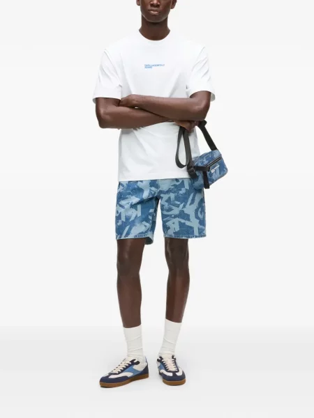 Γραφικός μπλούζα Karl Lagerfeld Jeans με σχέδιο λευκό