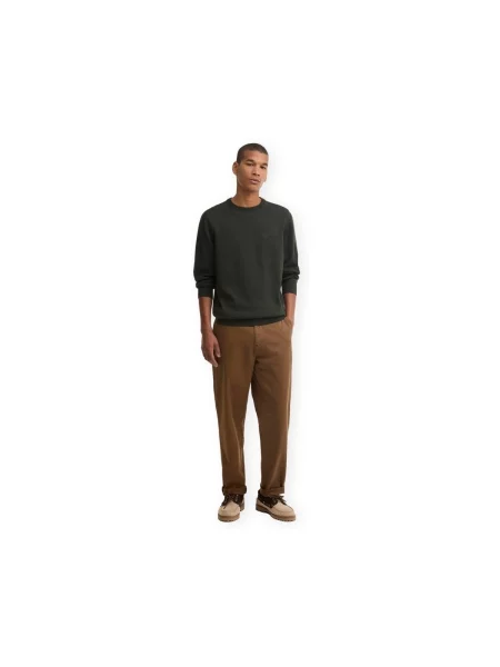 Pulover Barbour cu decolteu rotund verde