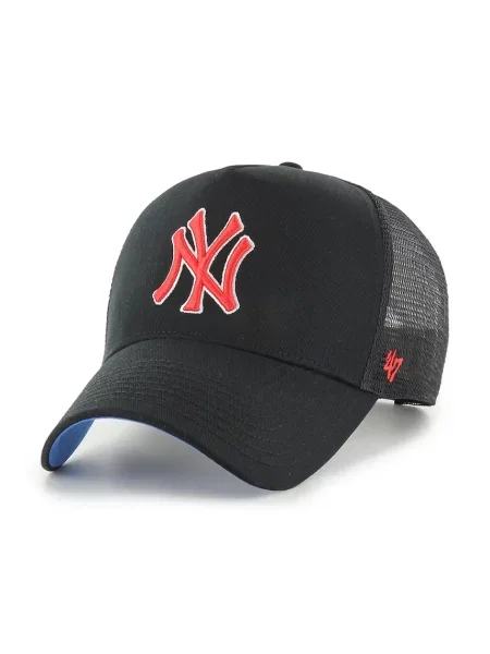 Шапка с козирка 47 brand MLB New York Yankees черно
