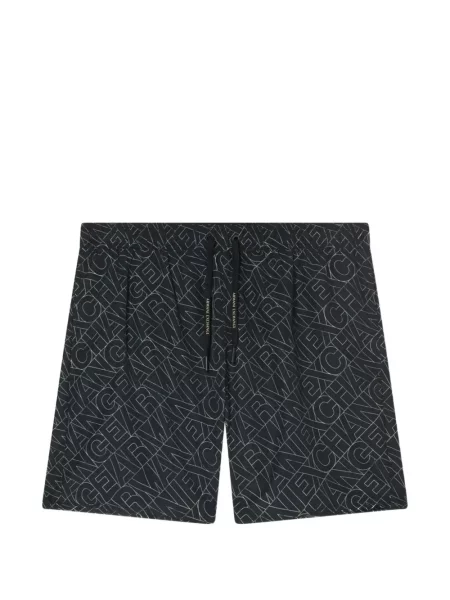 Slip de baie Armani Exchange cu imagine negru