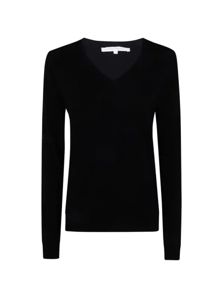 Pulover Absolut Cashmere din cașmir cu decolteu în V negru