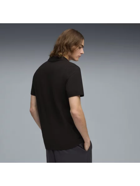 Koszulka polo PUMA x ASTON MARTIN ARAMCO TEAM Jacquard Odzież S czarny
