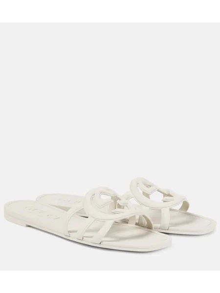 Сандали Gucci бяло