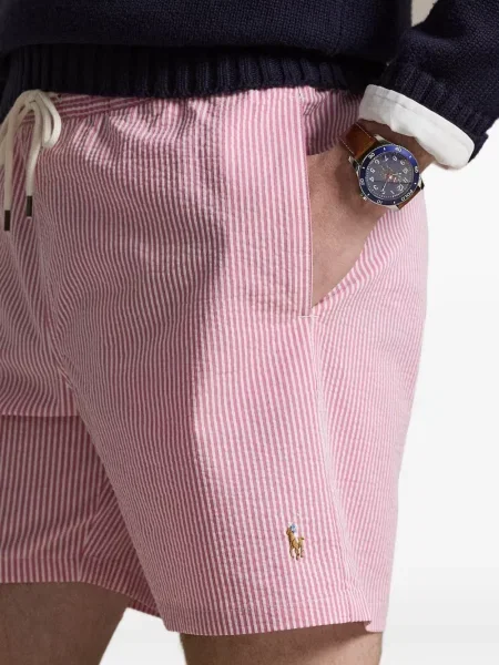 Поло тениска Polo Ralph Lauren с автограф синьо