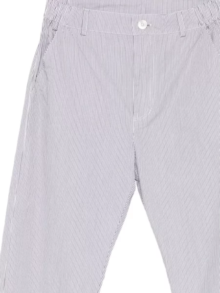 Dryžuotos kelnės Private 0204 balta