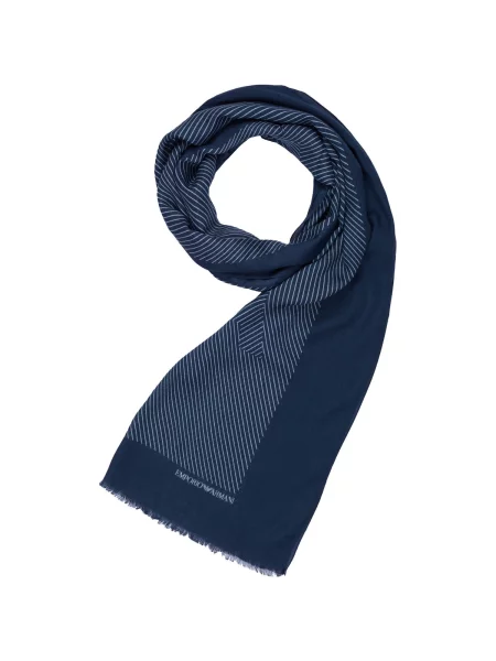 Šatka Emporio Armani modrá